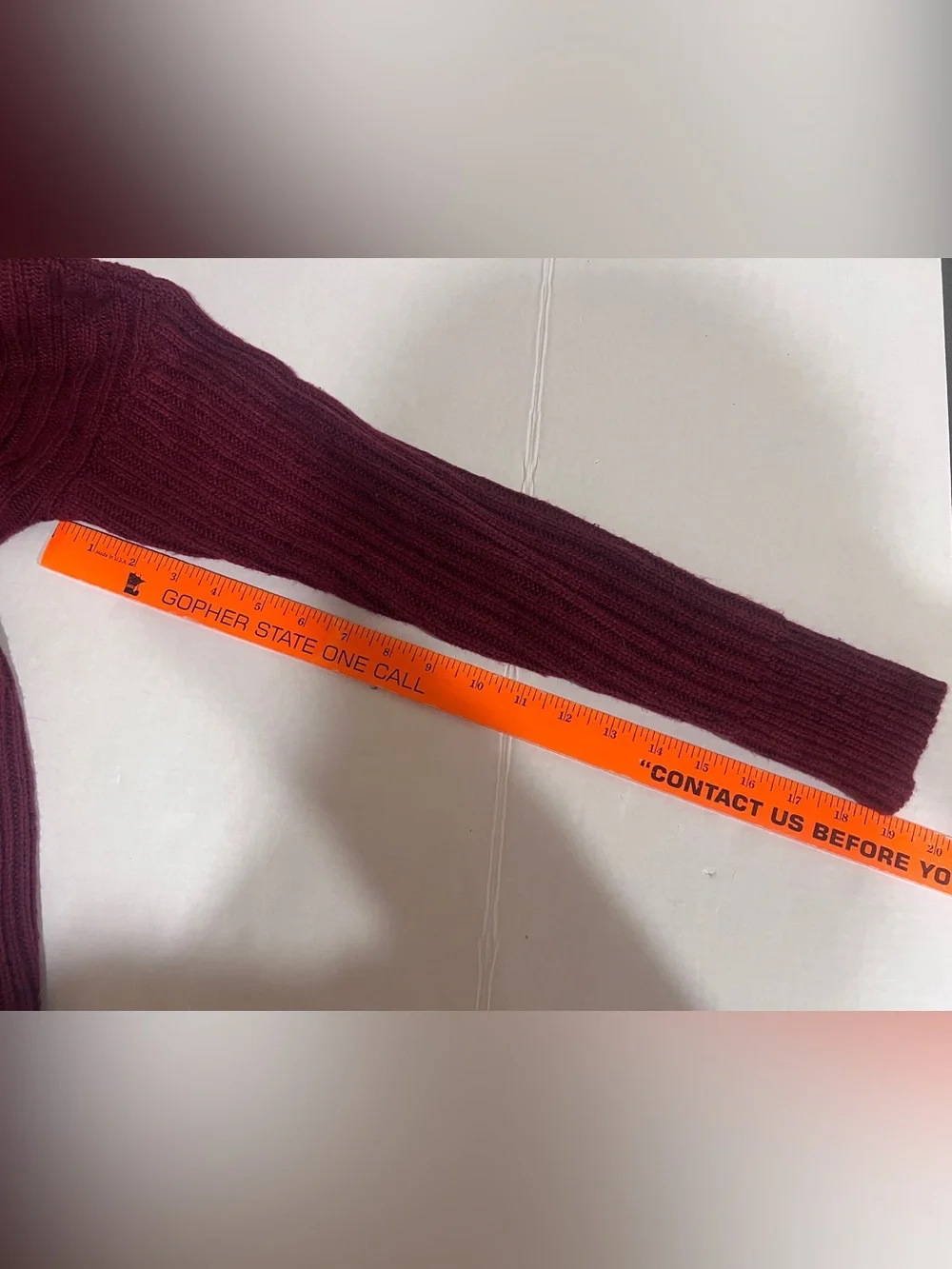 Michael Kors Women Preppy Burgundy Ribbed Turtleneck Sweater Classic Academia XS